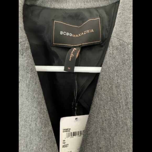 🎄BCBG Maxazria size Medium Grey Blazer NWT Retail $228 - Picture 4 of 5